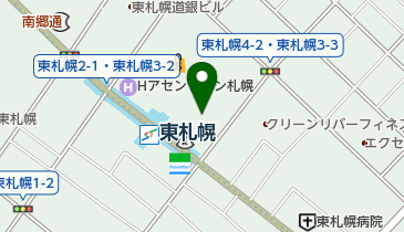 イーグルピュアシティ東札幌店の地図画像