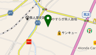 金馬車隼人店の地図画像