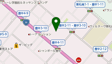 豊平ひまわりの地図画像