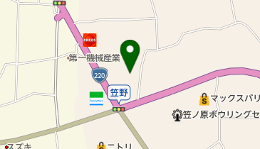 オーパス1000鹿屋店の地図画像