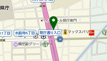 パムズ県庁東の地図画像