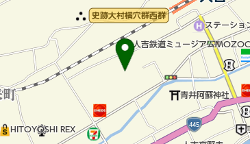 モナコパレス青井本店の地図画像