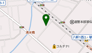 ライジング琴似の地図画像