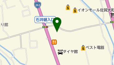 ダイナム佐賀大和店 ゆったり館の地図画像
