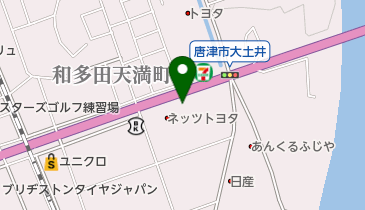 ひばり唐津店の地図画像