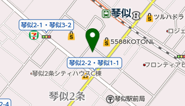PACHINKO&SLOT キューブ琴似店の地図画像