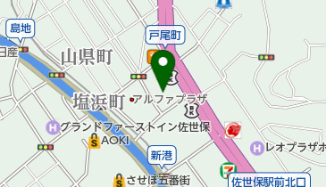 ビッグアップル.佐世保の地図画像