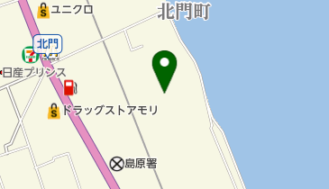 ダイナム長崎島原店 ゆったり館の地図画像