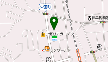 ワンダーランド諫早店の地図画像