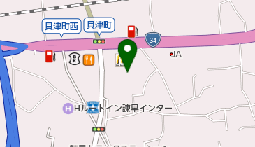 タイガー貝津店の地図画像
