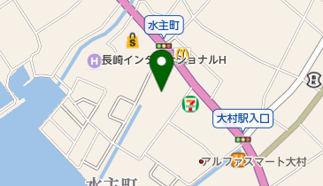 ダイナム大村店の地図画像