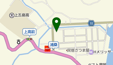 オリンピヤ浦桑店の地図画像