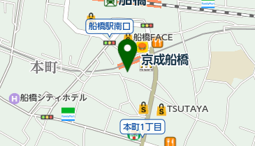 パラッツォ船橋店」(船橋市-パチンコ/スロット-〒273-0005)の地図