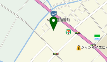 ベガスベガス函館港店の地図画像