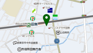 ミカド田無店の地図画像