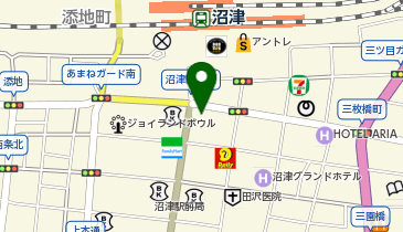 楽園沼津店の地図画像