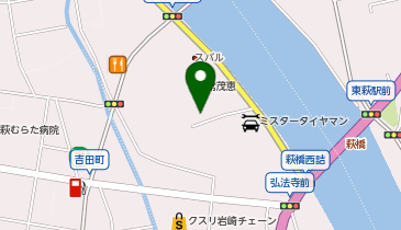 スロットテキサス萩店の地図画像