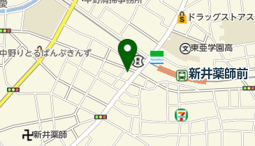 BEAM新井薬師の地図画像