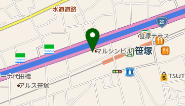 メッセ笹塚店の地図画像