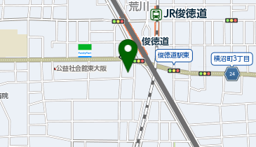 はりまや俊徳道店の地図画像