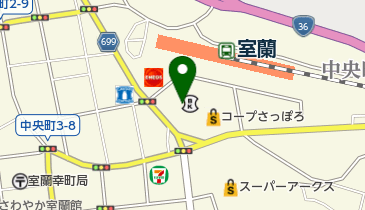 パーラー太陽室蘭店の地図画像