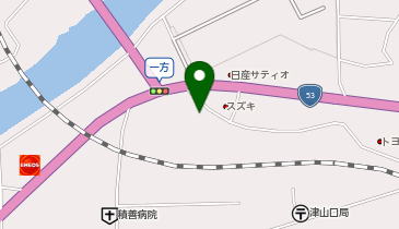 ゼンコウ津山店の地図画像