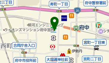 キコーナ府中店の地図画像