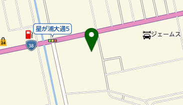 パーラー太陽釧路星が浦店の地図画像