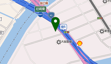 ベラジオスロットオペラ43店の地図画像