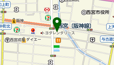 キコーナ阪神西宮店の地図画像