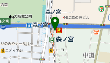 SLOT ZEST森ノ宮店の地図画像