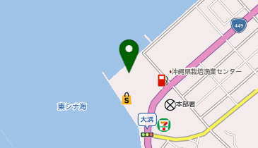 ピータイムもとぶ店の地図画像