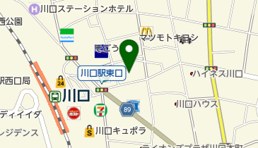 アリーナ川口店の地図画像