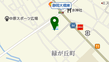 コンコルド静岡緑が丘店の地図画像