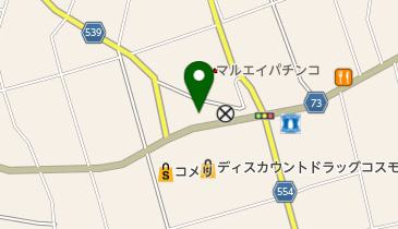 ひばり肝付店の地図画像