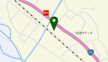 D&rsquo;STATION中之条店の地図画像