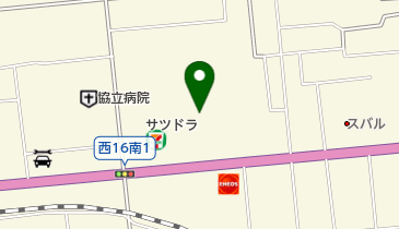 ベガスベガス帯広北店の地図画像