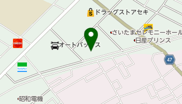 ベルシティザシティ深谷店の地図画像