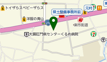 EVO37久留米の地図画像