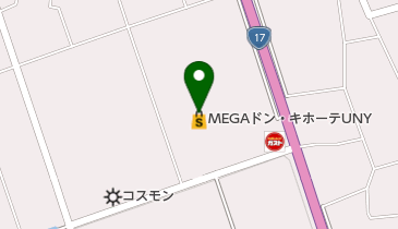 ビックマーチ伊勢崎店の地図画像