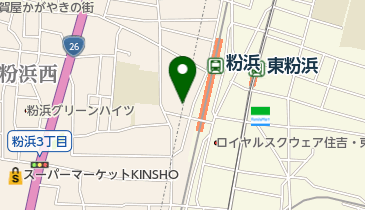 DAIICHI粉浜店の地図画像