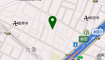 ZEROFIGHTER九条店の地図画像