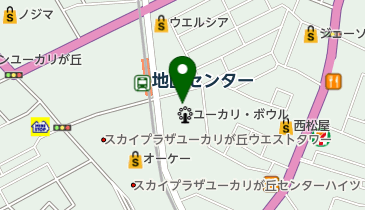 ブイゾーンユーカリが丘店の地図画像