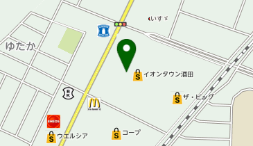 ダイナム山形イオンタウン酒田店 ゆったり館の地図画像