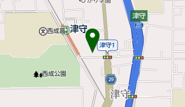 キコーナ津守店の地図画像