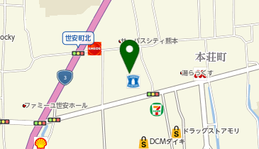 メガフェイス1450本山の地図画像