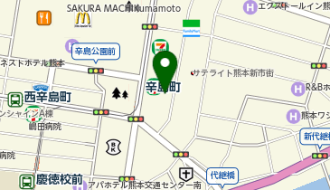 メガフェイス555新市街の地図画像