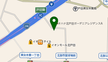 マルキ戸田店の地図画像