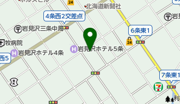 ビクトリア岩見沢店の地図画像