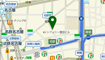 キング観光サウザンド名古屋駅柳橋店の地図画像